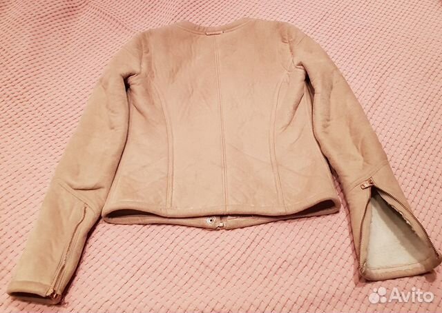 Демисезонная куртка Armani Exchange беж замша