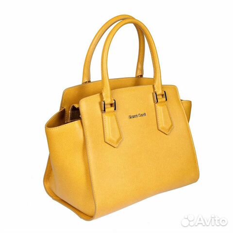 Кожаная сумка Gianni Conti 2153202 yellow