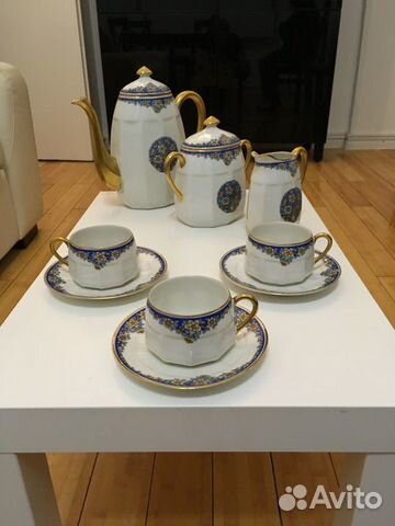 Редчайший старинный сервиз Limoges 1920