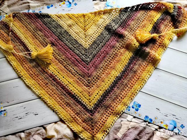 Бактус, шаль, платок