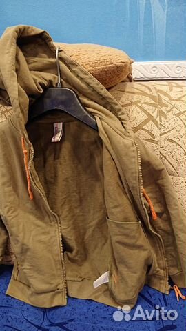 Толстовка Barquito с капюшоном 116см, на молнии Толстовка Barquito с капюшоном 116см, на молнии