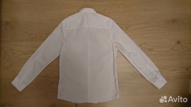 Рубашка школьная Marks&Spencer, 11-12, белая