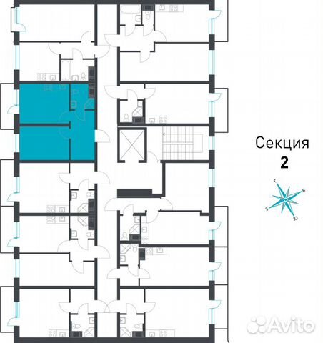 1-к квартира, 35.7 м², 4/9 эт. 1-к квартира, 35.7 м², 4/9 эт.