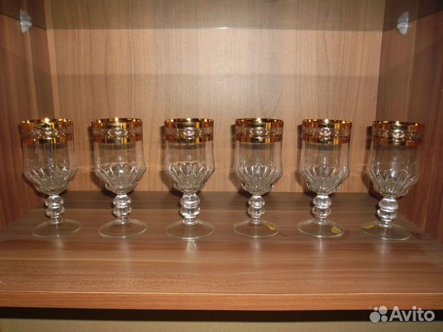 Хрустальные бокалы 