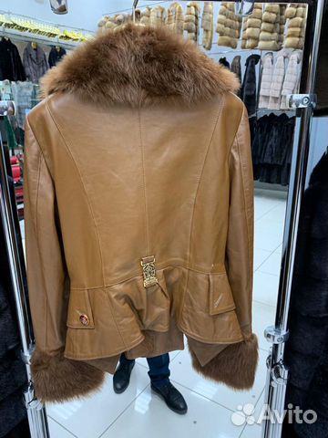 Кожаная Куртка gizia с натуральным мехом