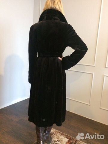 Шикарная шуба из стриженной норки Шикарная шуба из стриженной норки