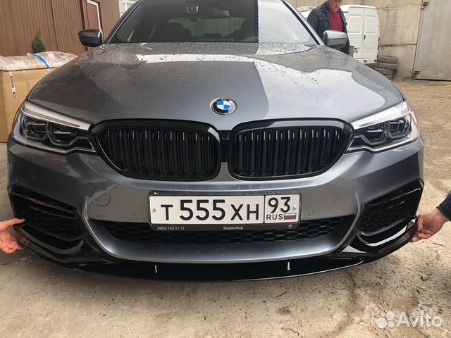 Губа Сплиттер BMW g30 чёрная Губа Сплиттер BMW g30 чёрная