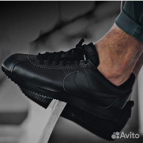 Nike Cortez leather black Nike Cortez leather black