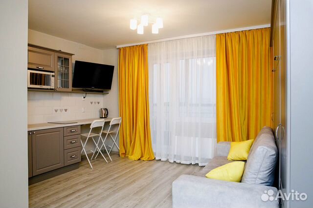 

Квартира-студия, 28 м², 1 кровать