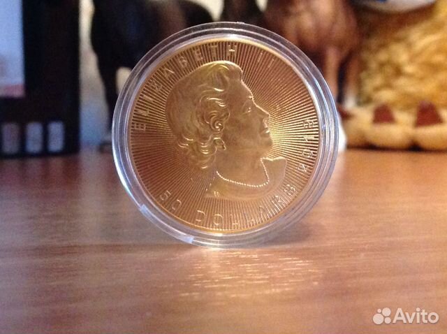 Коллекционная монета 24 К золото