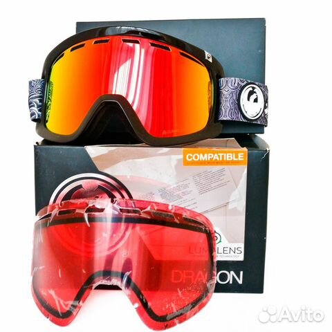 Сноуборд Маска Dragon D1 Kengo Kimura 2 линзы Сноуборд Маска Dragon D1 Kengo Kimura 2 линзы