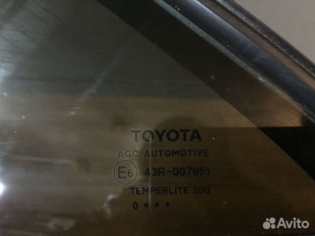 Стекло задней левой двери Toyota Camry V40 Стекло задней левой двери Toyota Camry V40
