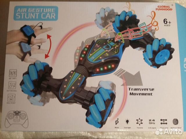 Машинка перевертыш управление жестами Машинка перевертыш управление жестами