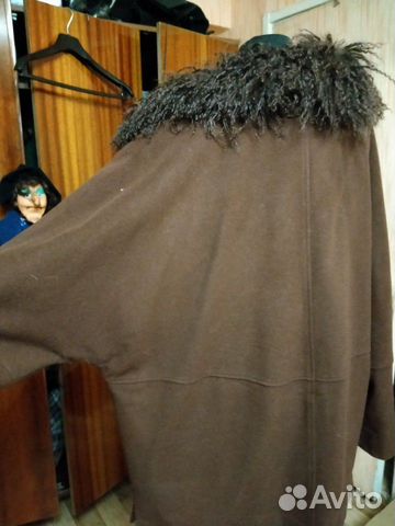 Пальто кашемир с ламой