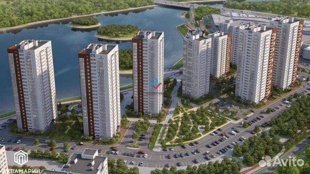 1-к квартира, 37.5 м², 23/24 эт. 1-к квартира, 37.5 м², 23/24 эт.