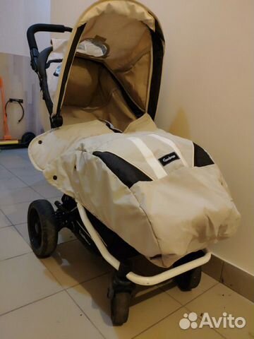 Прогулочная коляска Emmaljunga Scooter 2.0 бежевая
