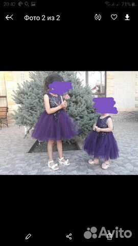 Платье вечернее детское