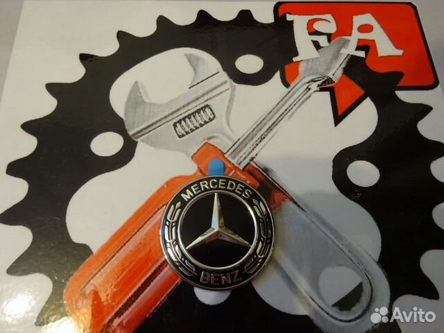 Эмблема (Черная new) MB 57мм Эмблема (Черная new) MB 57мм