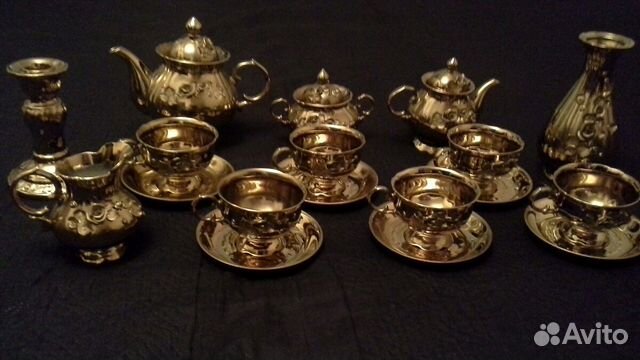 Сервиз чайный на 6 персон, новый Сервиз чайный на 6 персон, новый