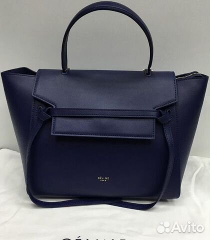 Сумка Celine Belt Ceлин Матовая Черная Кожа Сумка Celine Belt Ceлин Матовая Черная Кожа