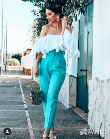 Новые брюки с поясом Zara Новые брюки с поясом Zara