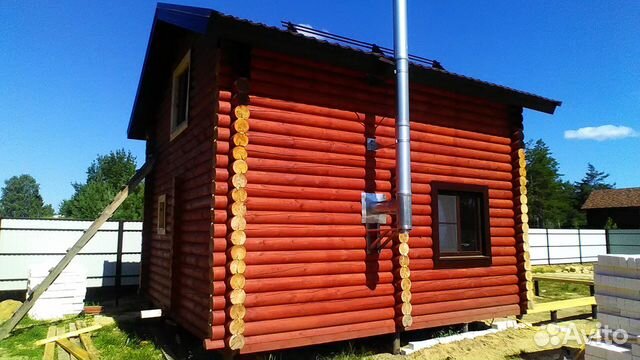 Сруб дома или бани Сруб дома или бани