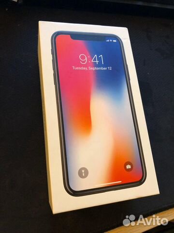 iPhone X Black 256Gb