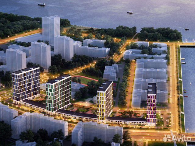 1-к квартира, 43.6 м², 8/22 эт. 1-к квартира, 43.6 м², 8/22 эт.