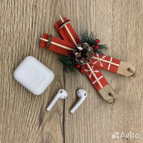 AirPods 2 + чехол в подарок AirPods 2 + чехол в подарок