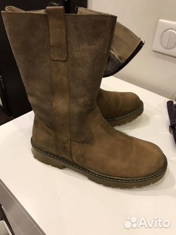 37/38р 24 см Зима Нат замша/Нат мех Happy Step