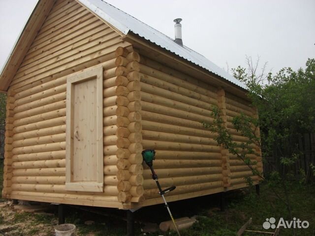 Сруб бани (шестистенок 6Х4) Сруб бани (шестистенок 6Х4)