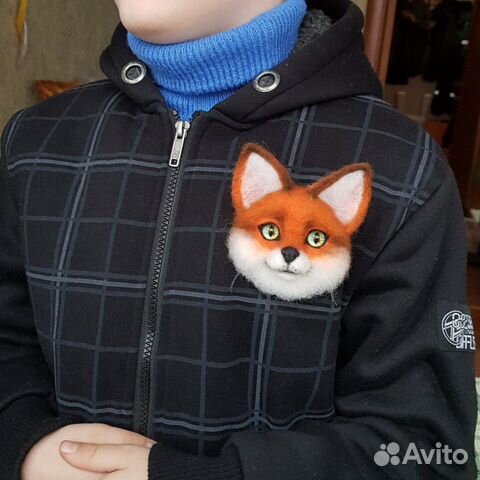 Брошки лисичка ручной работы Брошки лисичка ручной работы