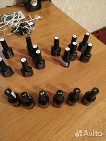 Набор гель-лаков для маникюра Набор гель-лаков для маникюра