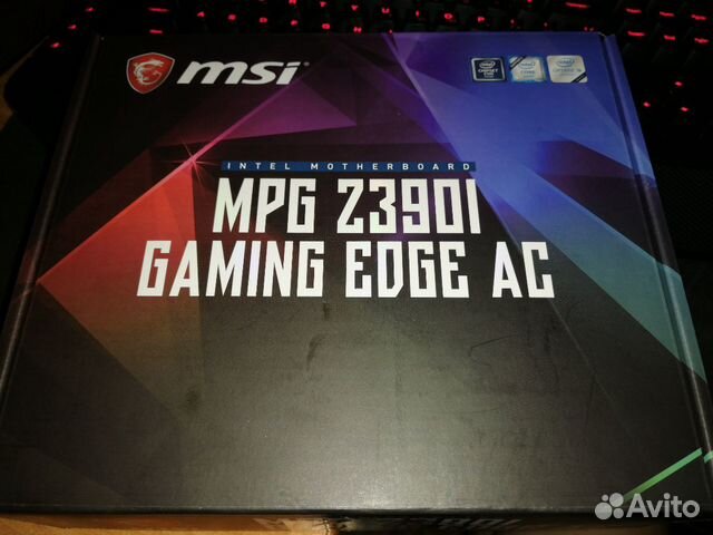 Материнская плата MSI MPG Z390I gaming edge AC (Mi Материнская плата MSI MPG Z390I gaming edge AC (Mi