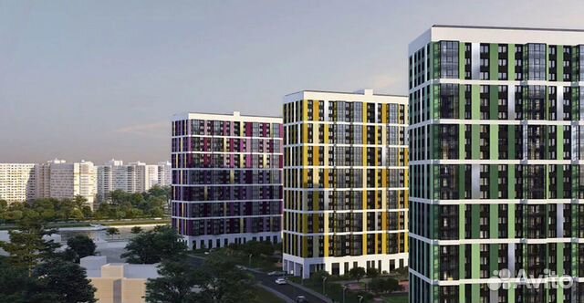 2-к квартира, 54.5 м², 7/22 эт.