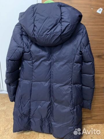 Пуховик синий benetton xs