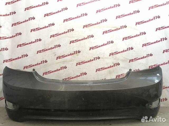 Бампер задний Hyundai Solaris sedan до Рестайл
