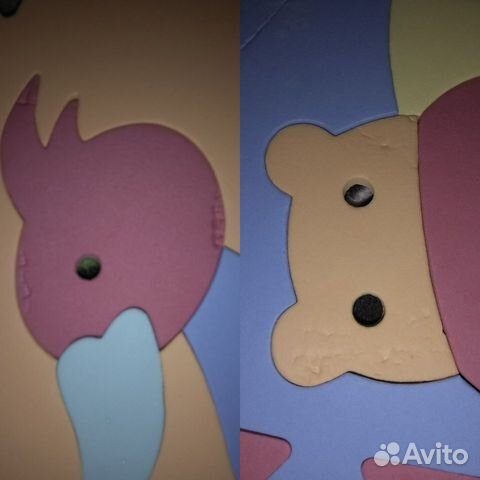 Пазл-коврик и кубики Пакетом