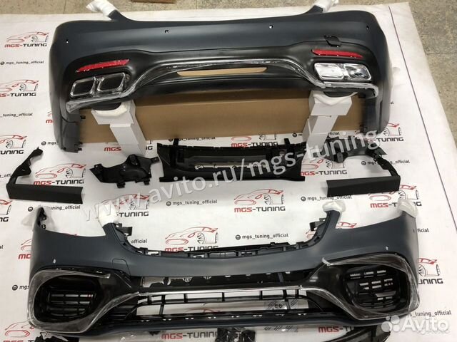 Обвес на Mercedes S-class w222 new S63 AMG