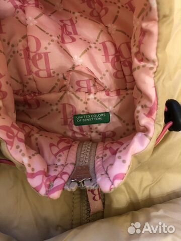 Пальто весеннее на 6-7 лет Benetton, куртка стёган Пальто весеннее на 6-7 лет Benetton, куртка стёган
