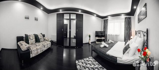 

1-к. квартира, 45 м², 2 кровати