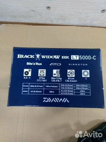Daiwa black widow Lt4000c и Lt5000c Daiwa black widow Lt4000c и Lt5000c