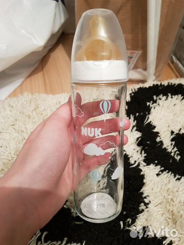 Бутылка детская NUK стеклянная