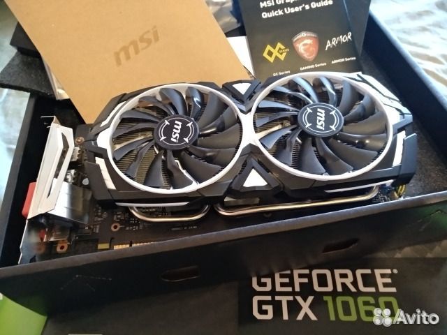 GTX 1060 MSI Aero 3gb чипы SAMSUNG