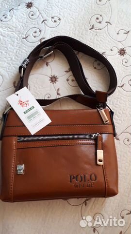 Сумка мужская через плечо polo