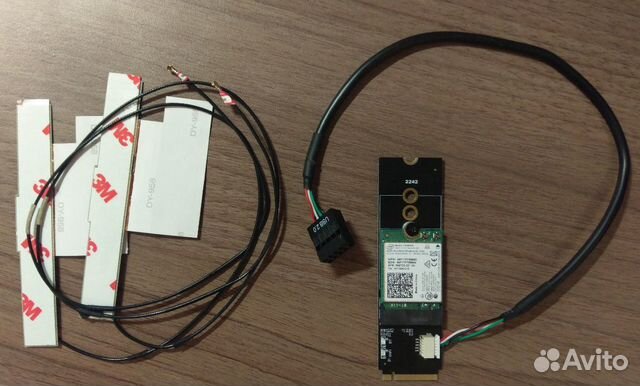 Адаптер для установки Wi-Fi модулей в m.2 key M