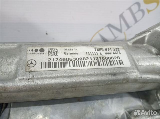 Рулевая рейка Mercedes E-Class W212 M276 2012
