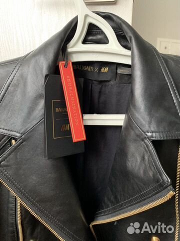 Женская кожаная куртка Balmain for Hm Женская кожаная куртка Balmain for Hm