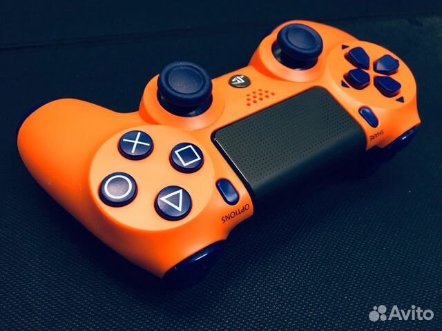 Джойстик геймпад PS4 V2 Оранжевый закат Джойстик геймпад PS4 V2 Оранжевый закат