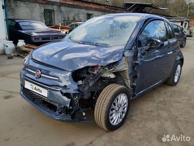 FIAT 500 1.4 AMT, 2019, битый, 900 км FIAT 500 1.4 AMT, 2019, битый, 900 км